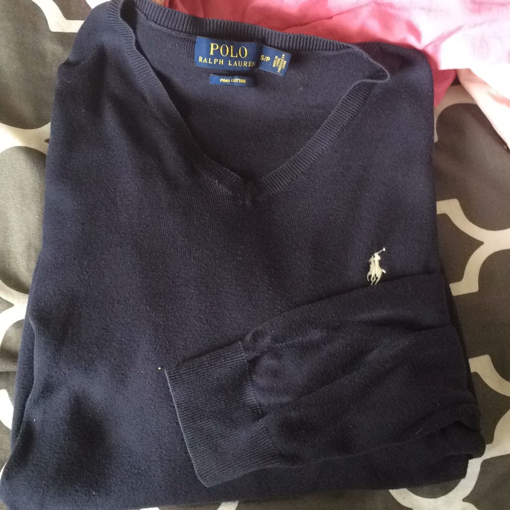 Small men’s Pima cotton polo knit